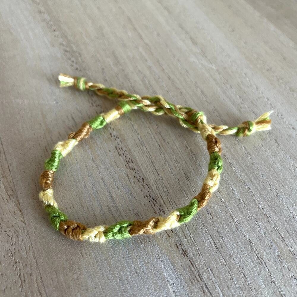 Raphaela Bracelet, anklet, trendy, comfortable, tie, embroidery thread, woven, g